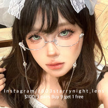 將圖片載入圖庫檢視器 新品預訂✨ 亞洲歐巴💚 af 綠色 green 14.50mm 年拋 (兩片裝) 🎀可預訂請撳度數選項中最下🎀 ✨$100/3對✨