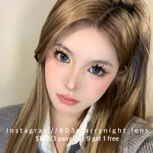 將圖片載入圖庫檢視器 現貨 海灰蘇打藍 💙 Tina 藍色 blue 14.50mm 半年拋 (兩片裝) 🎀可預訂請撳度數選項中最下🎀 ✨$100/3對✨