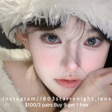 將圖片載入圖庫檢視器 現貨 小海星🩵 ovolook 藍色 blue 14.20mm 半年拋 (兩片裝) 🎀可預訂請撳度數選項中最下🎀 ✨$100/3對✨