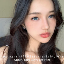 將圖片載入圖庫檢視器 現貨 小海星🩵 ovolook 藍色 blue 14.20mm 半年拋 (兩片裝) 🎀可預訂請撳度數選項中最下🎀 ✨$100/3對✨