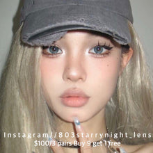 將圖片載入圖庫檢視器 現貨 小海星🩵 ovolook 藍色 blue 14.20mm 半年拋 (兩片裝) 🎀可預訂請撳度數選項中最下🎀 ✨$100/3對✨