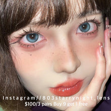 將圖片載入圖庫檢視器 現貨 小海星🩵 ovolook 藍色 blue 14.20mm 半年拋 (兩片裝) 🎀可預訂請撳度數選項中最下🎀 ✨$100/3對✨