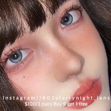 將圖片載入圖庫檢視器 現貨 小海星🩵 ovolook 藍色 blue 14.20mm 半年拋 (兩片裝) 🎀可預訂請撳度數選項中最下🎀 ✨$100/3對✨