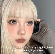 將圖片載入圖庫檢視器 現貨 聖誕布丁🤎 買完不補❗️   啡色 Brown 14.50mm 年拋 (兩片裝)✨$100/3對✨