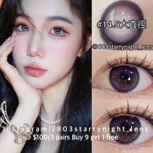 將圖片載入圖庫檢視器 現貨 葡萄醬💜 Ovo 紫色 purple 14.50mm 半年拋 (兩片裝)🎀可預訂請撳度數選項中最下🎀 ✨$100/3對✨