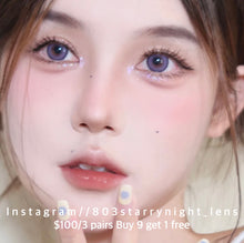 將圖片載入圖庫檢視器 現貨 紫椰烏龍💜  Xiyou 紫色purple 14.50mm 年拋 (兩片裝)🎀可預訂請撳度數選項中最下🎀 ✨$100/3對✨
