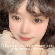 將圖片載入圖庫檢視器 現貨 星野葡萄🍇  af Queen 啡色 黑色 black brown 14.50mm 年拋 (兩片裝)🎀可預訂請撳度數選項中最下🎀 ✨$100/3對✨