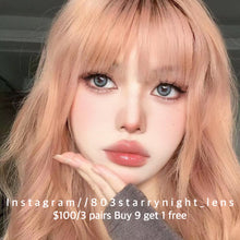 將圖片載入圖庫檢視器 現貨 厭世奶醉 ovo  藍色 灰色 black  gray 14.50mm 半年拋 (兩片裝)🎀可預訂請撳度數選項中最下🎀 ✨$100/3對✨