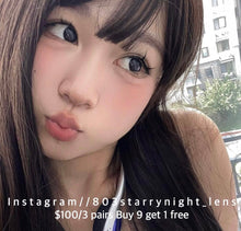 將圖片載入圖庫檢視器 現貨 甜喪黑兔🐰🖤 Apical 黑色 black  14.50mm 半年拋 (兩片裝) 🎀可預訂請撳度數選項中最下🎀 ✨$100/3對✨