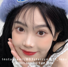 將圖片載入圖庫檢視器 現貨 預付春日🤎ovo 啡色 Brown 14.20mm 半年拋 (兩片裝)🎀可預訂請撳度數選項中最下🎀 ✨$100/3對✨