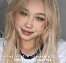 將圖片載入圖庫檢視器 現貨 月夜精華🌘🩶 af Queen 灰色 gray14.00mm 年拋 (兩片裝)🎀可預訂請撳度數選項中最下🎀 ✨$100/3對✨