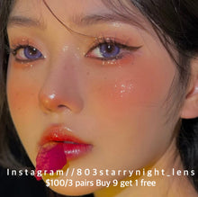 將圖片載入圖庫檢視器 現貨 紫椰烏龍💜  Xiyou 紫色purple 14.50mm 年拋 (兩片裝)🎀可預訂請撳度數選項中最下🎀 ✨$100/3對✨