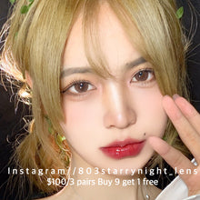 將圖片載入圖庫檢視器 現貨 高光巧🤎 ovo啡色 brown  14.50mm 半年拋 (兩片裝🎀可預訂請撳度數選項中最下🎀 ✨$100/3對✨