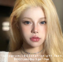 將圖片載入圖庫檢視器 現貨 抹香鯨🐋🩵  xiyou 藍色 BLUE 14.50mm 年拋 (兩片裝)🎀可預訂請撳度數選項中最下🎀 ✨$100/3對✨