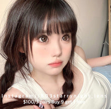 將圖片載入圖庫檢視器 現貨 加州甜心🤎af Queen 啡色Brown14.50mm 年拋 (兩片裝)🎀可預訂請撳度數選項中最下🎀 ✨$100/3對✨