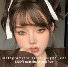 將圖片載入圖庫檢視器 現貨  大金塊💛 啡色 brown 14.20mm 年拋 (兩片裝)🎀可預訂請撳度數選項中最下🎀 ✨$100/3對✨