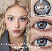 將圖片載入圖庫檢視器 現貨 抹香鯨🐋🩵  xiyou 藍色 BLUE 14.50mm 年拋 (兩片裝)🎀可預訂請撳度數選項中最下🎀 ✨$100/3對✨