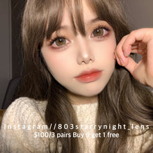 將圖片載入圖庫檢視器 現貨 柚子海鹽🧂🤎af Queen 啡色 brown 14.50mm 年拋 (兩片裝)🎀可預訂請撳度數選項中最下🎀 ✨$100/3對✨