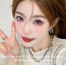 將圖片載入圖庫檢視器 現貨 紫椰烏龍💜  Xiyou 紫色purple 14.50mm 年拋 (兩片裝)🎀可預訂請撳度數選項中最下🎀 ✨$100/3對✨