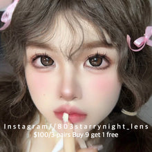 將圖片載入圖庫檢視器 現貨 星野葡萄🍇  af Queen 啡色 黑色 black brown 14.50mm 年拋 (兩片裝)🎀可預訂請撳度數選項中最下🎀 ✨$100/3對✨