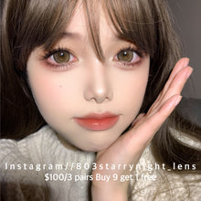 將圖片載入圖庫檢視器 現貨 柚子海鹽🧂🤎af Queen 啡色 brown 14.50mm 年拋 (兩片裝)🎀可預訂請撳度數選項中最下🎀 ✨$100/3對✨