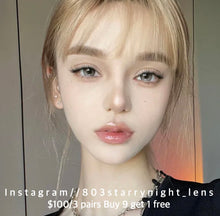 將圖片載入圖庫檢視器 現貨 月夜精華🌘🩶 af Queen 灰色 gray14.00mm 年拋 (兩片裝)🎀可預訂請撳度數選項中最下🎀 ✨$100/3對✨