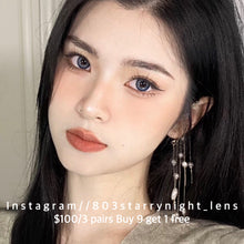 將圖片載入圖庫檢視器 現貨 厭世奶醉 ovo  藍色 灰色 black  gray 14.50mm 半年拋 (兩片裝)🎀可預訂請撳度數選項中最下🎀 ✨$100/3對✨