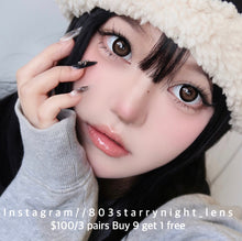 將圖片載入圖庫檢視器 現貨 加州甜心🤎af Queen 啡色Brown14.50mm 年拋 (兩片裝)🎀可預訂請撳度數選項中最下🎀 ✨$100/3對✨