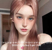 將圖片載入圖庫檢視器 現貨 奶藍灰🩶 xiyou灰色 gray 14.20mm 年拋 (兩片裝)🎀可預訂請撳度數選項中最下🎀 ✨$100/3對✨