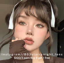 將圖片載入圖庫檢視器 現貨  大金塊💛 啡色 brown 14.20mm 年拋 (兩片裝)🎀可預訂請撳度數選項中最下🎀 ✨$100/3對✨