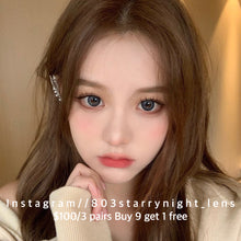 將圖片載入圖庫檢視器 現貨 厭世奶醉 ovo  藍色 灰色 black  gray 14.50mm 半年拋 (兩片裝)🎀可預訂請撳度數選項中最下🎀 ✨$100/3對✨