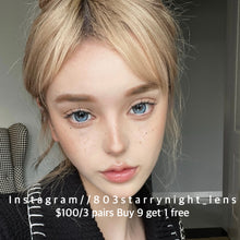 將圖片載入圖庫檢視器 現貨 天鵝湖藍🦢🩵ovo 藍色 blue 14.50mm 半年拋 (兩片裝) 🎀可預訂請撳度數選項中最下🎀 ✨$100/3對✨