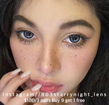 將圖片載入圖庫檢視器 現貨 抹香鯨🐋🩵  xiyou 藍色 BLUE 14.50mm 年拋 (兩片裝)🎀可預訂請撳度數選項中最下🎀 ✨$100/3對✨