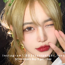 將圖片載入圖庫檢視器 現貨 高光巧🤎 ovo啡色 brown  14.50mm 半年拋 (兩片裝🎀可預訂請撳度數選項中最下🎀 ✨$100/3對✨