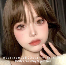 將圖片載入圖庫檢視器 現貨 熱帶花釀🌺 af Queen 啡色 brown 14.50mm 年拋 (兩片裝)🎀可預訂請撳度數選項中最下🎀 ✨$100/3對✨