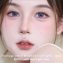 將圖片載入圖庫檢視器 現貨 紫椰烏龍💜  Xiyou 紫色purple 14.50mm 年拋 (兩片裝)🎀可預訂請撳度數選項中最下🎀 ✨$100/3對✨