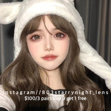 將圖片載入圖庫檢視器 現貨 星野葡萄🍇  af Queen 啡色 黑色 black brown 14.50mm 年拋 (兩片裝)🎀可預訂請撳度數選項中最下🎀 ✨$100/3對✨