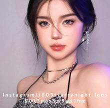 將圖片載入圖庫檢視器 現貨 紫椰烏龍💜  Xiyou 紫色purple 14.50mm 年拋 (兩片裝)🎀可預訂請撳度數選項中最下🎀 ✨$100/3對✨