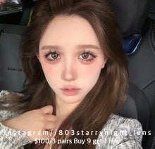 將圖片載入圖庫檢視器 現貨 月光蝶🦋🤎xiyou 啡色 Brown 14.50mm 年拋 (兩片裝)🎀可預訂請撳度數選項中最下🎀 ✨$100/3對✨