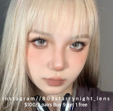 將圖片載入圖庫檢視器 現貨 月夜精華🌘🩶 af Queen 灰色 gray14.00mm 年拋 (兩片裝)🎀可預訂請撳度數選項中最下🎀 ✨$100/3對✨