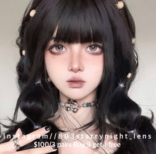 將圖片載入圖庫檢視器 現貨 月夜精華🌘🩶 af Queen 灰色 gray14.00mm 年拋 (兩片裝)🎀可預訂請撳度數選項中最下🎀 ✨$100/3對✨