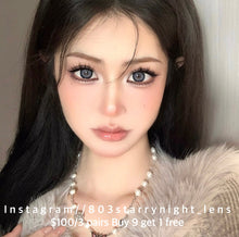 將圖片載入圖庫檢視器 現貨 復古芭比💙 af Queen 藍色Blue 14.50mm 年拋 (兩片裝)🎀可預訂請撳度數選項中最下🎀 ✨$100/3對✨