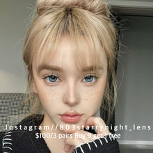 將圖片載入圖庫檢視器 現貨 天鵝湖藍🦢🩵ovo 藍色 blue 14.50mm 半年拋 (兩片裝) 🎀可預訂請撳度數選項中最下🎀 ✨$100/3對✨