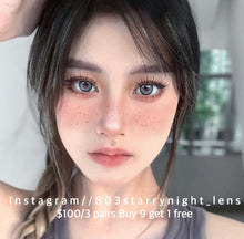 將圖片載入圖庫檢視器 現貨 奶藍灰🩶 xiyou灰色 gray 14.20mm 年拋 (兩片裝)🎀可預訂請撳度數選項中最下🎀 ✨$100/3對✨