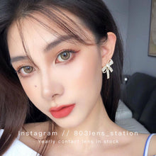 將圖片載入圖庫檢視器 現貨Eyebox 凍檸茶啡綠色 買完不補❗️ 啡色 綠色 Brown Green 14.0mm 年拋(兩片裝)✨$100/3對✨