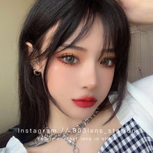 將圖片載入圖庫檢視器 現貨Eyebox 凍檸茶啡綠色 買完不補❗️ 啡色 綠色 Brown Green 14.0mm 年拋(兩片裝)✨$100/3對✨