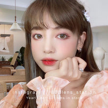 將圖片載入圖庫檢視器 現貨Eyebox 凍檸茶啡綠色 買完不補❗️ 啡色 綠色 Brown Green 14.0mm 年拋(兩片裝)✨$100/3對✨