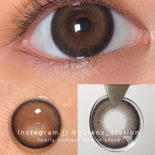 將圖片載入圖庫檢視器 新品預訂✨  流浪夜空 買完不補❗️啡色 黑色 black brown 14.20mm 年拋 (兩片裝) ✨$100/3對✨