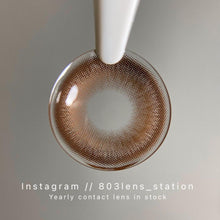 將圖片載入圖庫檢視器 現貨 橙花甜酒 ❗️售完不補 啡色 Brown 14.2mm 年拋(兩片裝)✨$100/3對✨