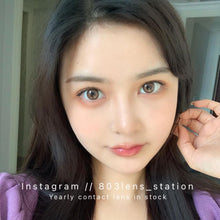 將圖片載入圖庫檢視器 現貨 橙花甜酒 ❗️售完不補 啡色 Brown 14.2mm 年拋(兩片裝)✨$100/3對✨